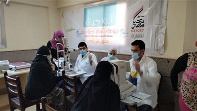 الكشف على 1000 مواطن خلال القافلة 32 لـ نور حياة بالمنوفية