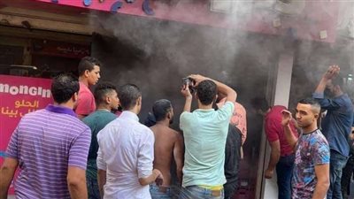 ندب المعمل الجنائي لمعرفة سبب حريق عقار مكون من 4 طوابق بقليوب