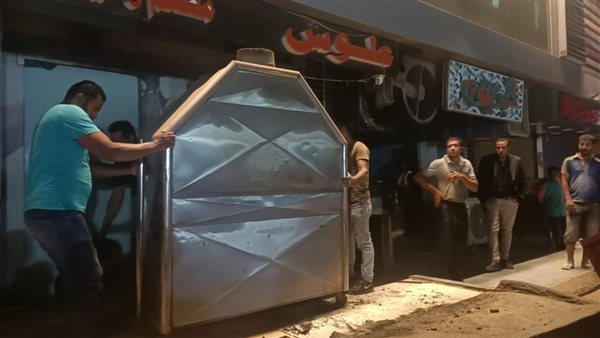 إزالة التعديات بحدائق