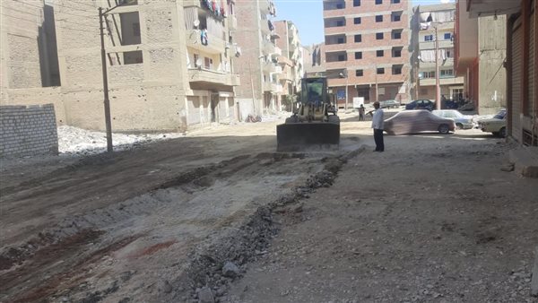 تمهيد الشوارع بأسيوط