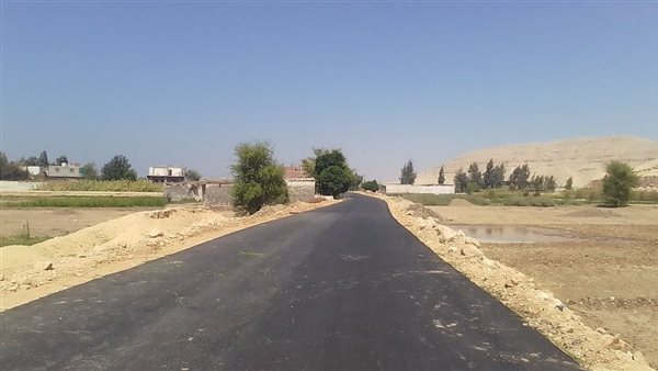 رصف الشوارع بأسيوط