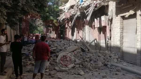 انهيار عقار _ ارشيفية