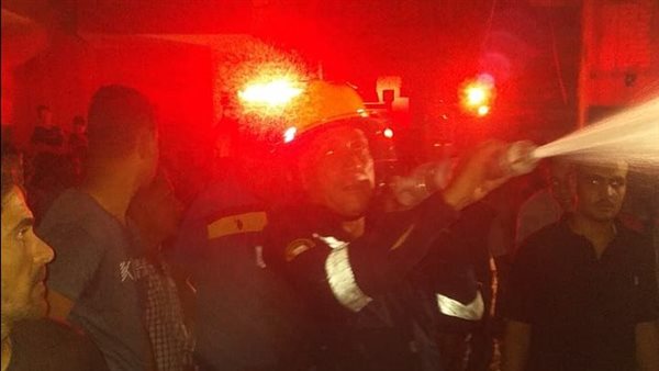 حريق محول كهرباء