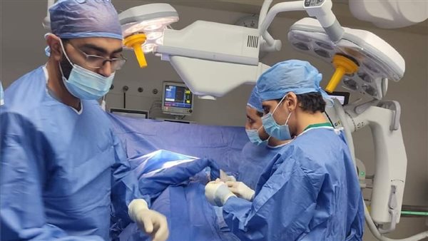 الفريق الطبي أثناء