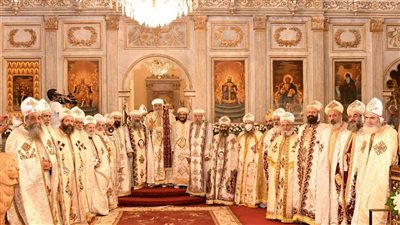 رتبة القمصية لـ 15 كاهنا بالإسكندرية بِيَد البابا تواضروس 