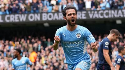 رسميًا.. برناردو سيلفا يفوز بجائزة لاعب الشهر في مانشستر سيتي