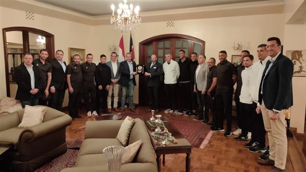 بعثة الزمالك مع السفير