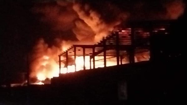 حريق مصنع الإسماعيلية