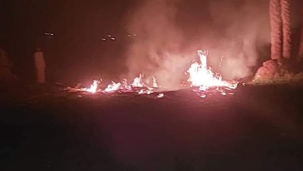 حرق المخلفات الزراعية