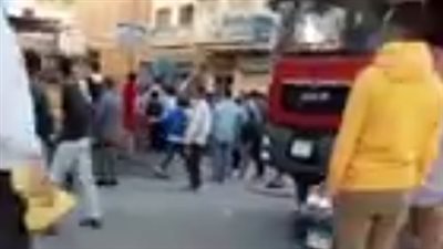 العناية الإلهية تنقذ منطقة عالم الروم بمطروح من كارثة بسبب حريق مطعم | فيديو