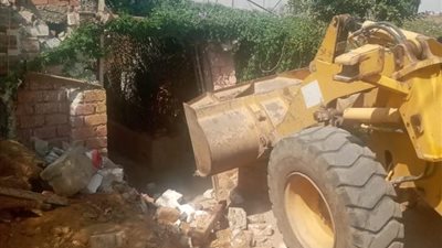 إزالة 23 حالة تعدٍ على أملاك الدولة بالمنيا