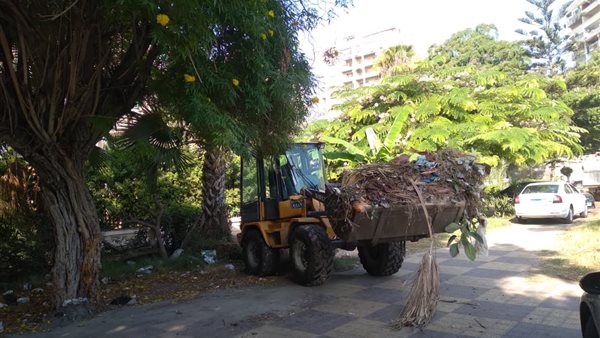رفع مخلفات من شوارع