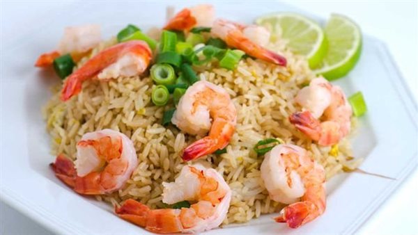  الارز بالجمبري