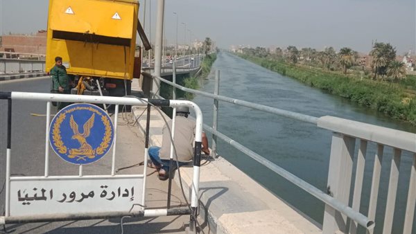 كوبري بني مزار بالمنيا