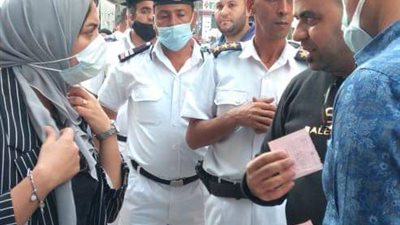 تحرير 15 محضر إشغال بشوارع بنها 