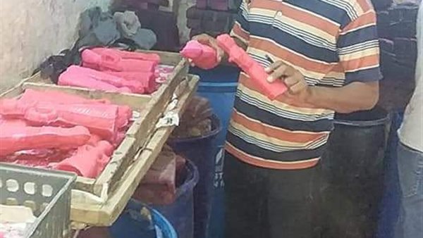 حلوى مولد فاسدة بالمنيا