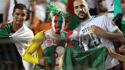 جماهير الجزائر تحتشد لمؤازرة محاربي الصحراء قبل موقعة نيجيريا (صور)