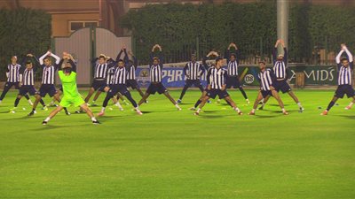 حسام البدري يزور معسكر بيراميدز بالإسكندرية