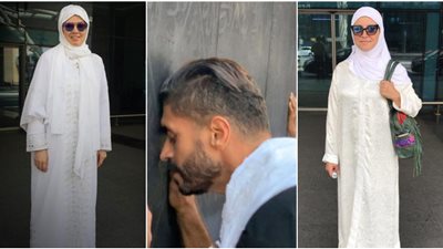 رانيا فريد شوقي شاهدت والدها هناك.. 5 نجوم مصريين يؤدون مناسك العمرة هذه الأيام (صور)