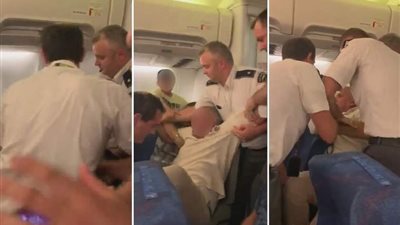 بسبب مخرج الطوارئ.. الخطوط الرومانية تعتدي على مصرى فى طائرة بوخارست (صور وفيديو)