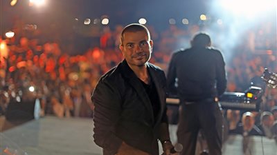 عمرو دياب ينعي ضحايا حادث معهد الأورام (تدوينة)