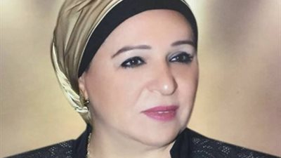 انتصار السيسي تنعي شهداء حادث معهد الأورام (صورة)