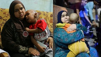 أم لطفلين مصابين بالسرطان.. قصة صاحبة أشهر صورة فى انفجار معهد الأورام (صور وفيديو)