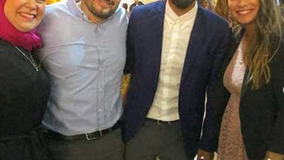 أول صور من عقد قران أحمد حاتم بفتاة من خارج الوسط الفني