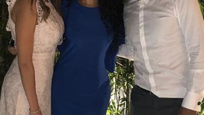 شاهد.. وصلة رقص لميرهان حسين مع أحمد حاتم بعد عقد قرانه (صور وفيديو)