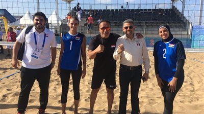 سيدات الطائرة الشاطئية إلى نهائي دورة الألعاب الإفريقية (صور)