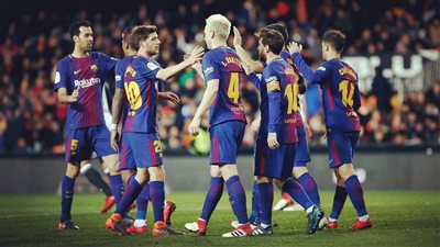 برشلونة يمزق شباك ريال بيتيس بـ5 أهداف في الدوري الإسباني