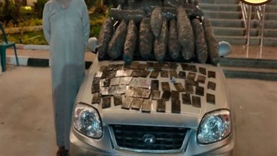 سقوط تاجر مخدرات بالإسماعيلية بحوزته 250 كجم بانجو بقيمة مليون ونصف جنيه | صور
