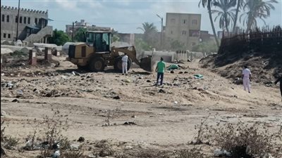 إزالة 139 حالة تعد على أملاك الدولة بكفر الشيخ 