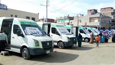 الصحة تطلق 10 قوافل طبية ضمن مبادرة حياة كريمة للكشف والعلاج بالمجان