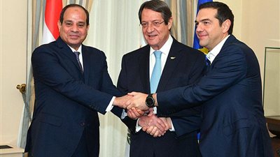 السيسي : ندعم قبرص في قضيتها .. وسنحافظ على أمننا المائي 