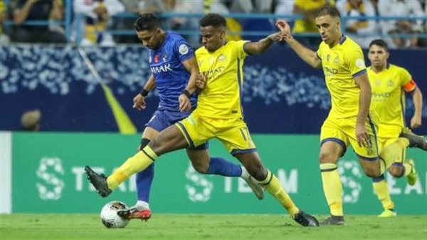 لقطة من مباراة النصر