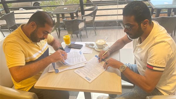 شادي محمد في أثناء