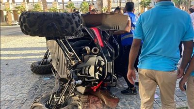 بشرى تتعرض لحادث سير في مهرجان الجونة السينمائي 2021