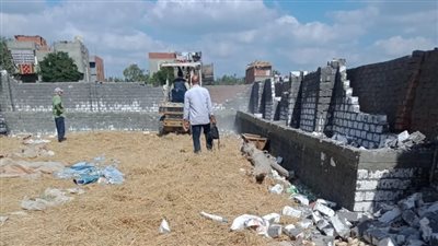 إزالة 309 حالات تعدٍ على أملاك الدولة بالدقهلية