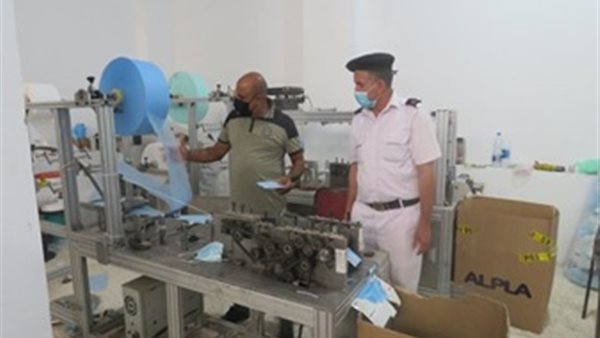 إحدى المصانع المضبوطة