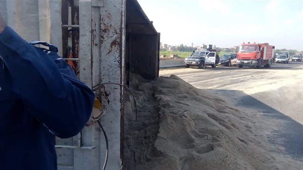 انقلاب سيارة نقل