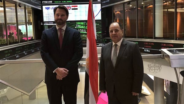 وزير المالية مع ممثلى