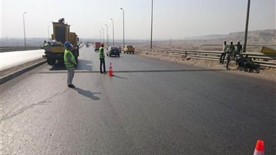 عودة الحركة المرورية لطبيعتها بعد رفع آثار حادث الطريق الدائري الأوسطي