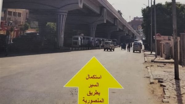 غلق كلي لشارع الأهرام