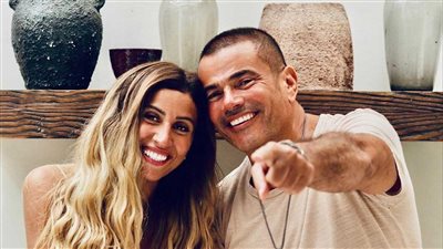 أين دينا الشربيني من حفل عمرو دياب؟