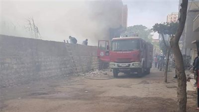 نشوب حريق في منزل بسبب ماس كهربائي بقرية حجازة بقنا