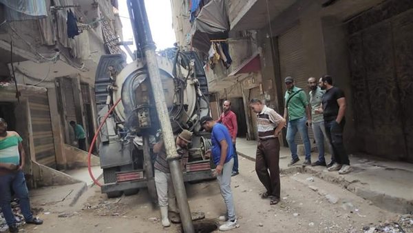 حل أزمة الصرف الصحي