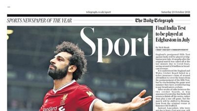 محمد صلاح يتصدر أغلفة الصحف العالمية بعد إعلان رغبته في الاستمرار مع ليفربول | صور