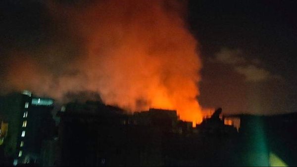 موقع الحريق