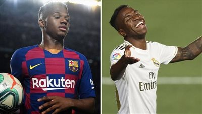 قبل الكلاسيكو.. تعرف على أرقام الثنائي الشاب فينسيوس وأنسو فاتي